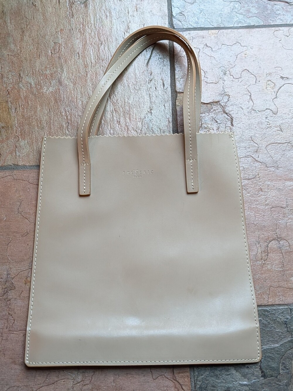FREDERIC T taupe handbag